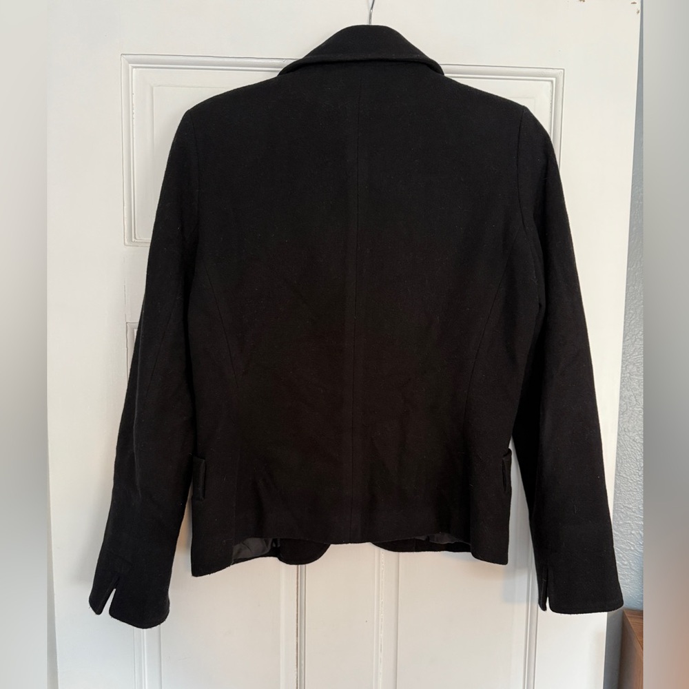 Harve Benard Wool Classic Black Women's Blazer - Picture 4 of 5